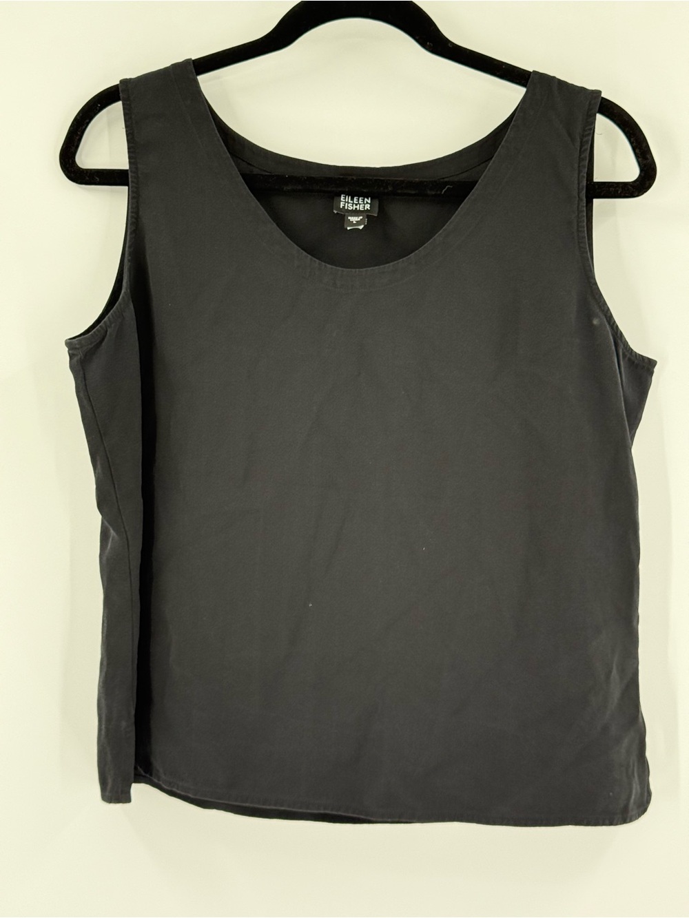 Eileen Fisher 100%‎ Silk Sleeveless Blouse Tank L